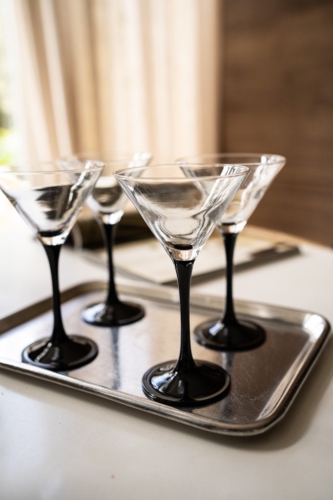 4 Luminarc Domino martiniglazen, Ophalen of Verzenden