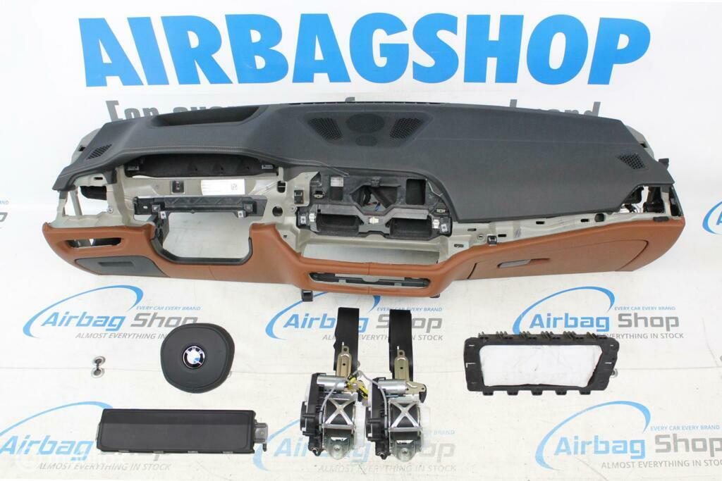 Airbag set Dashboard M HUD zwart bruin BMW 3 serie G20, Gebruikt, Ophalen of Verzenden