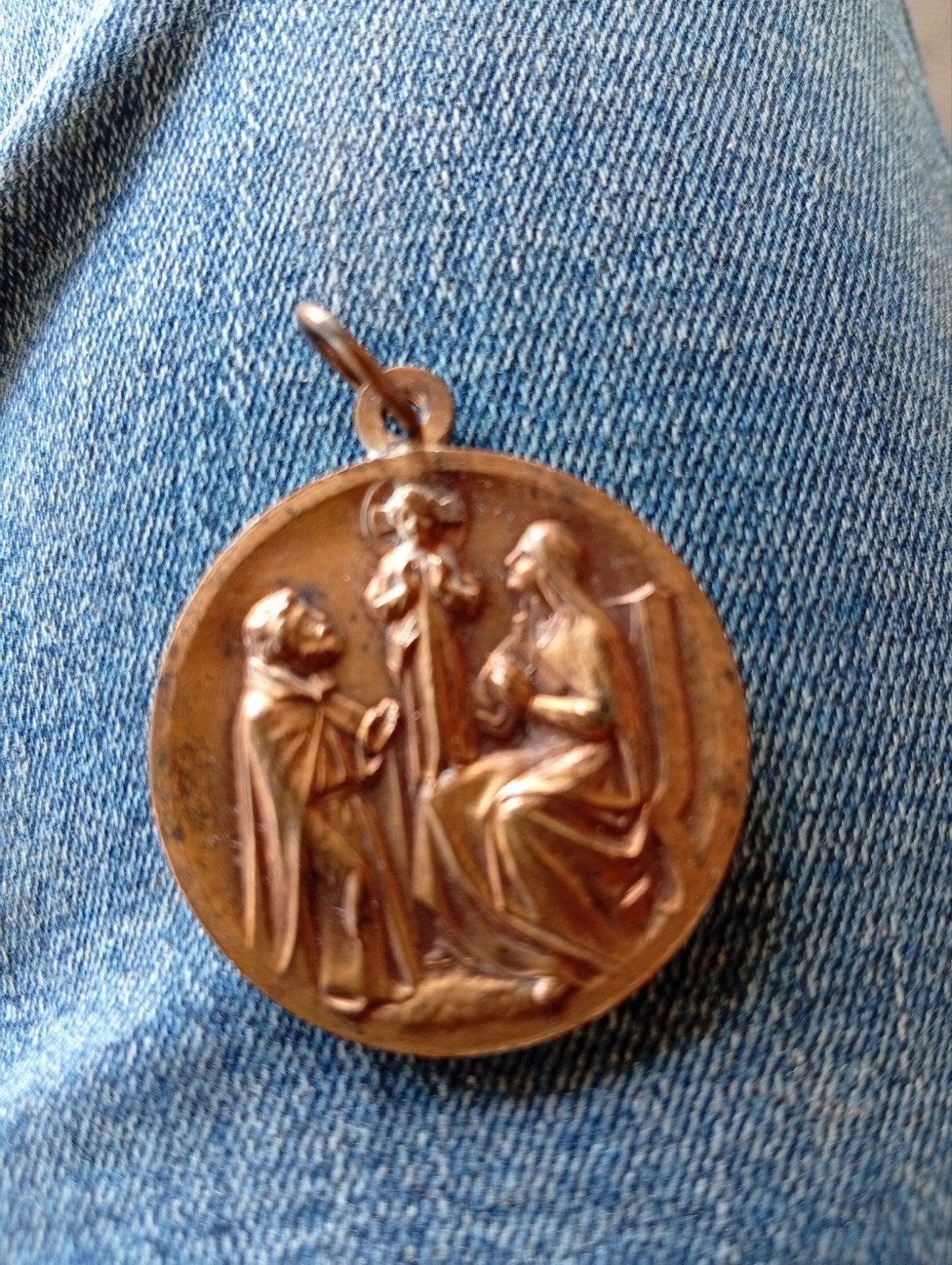 Oude religieuze medaille - Aartsbroederschap, Ophalen of Verzenden