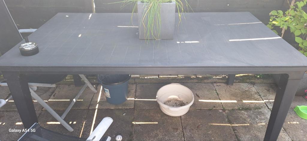 Gratis tuintafel, Ophalen, Gebruikt, Rechthoekig, Kunststof