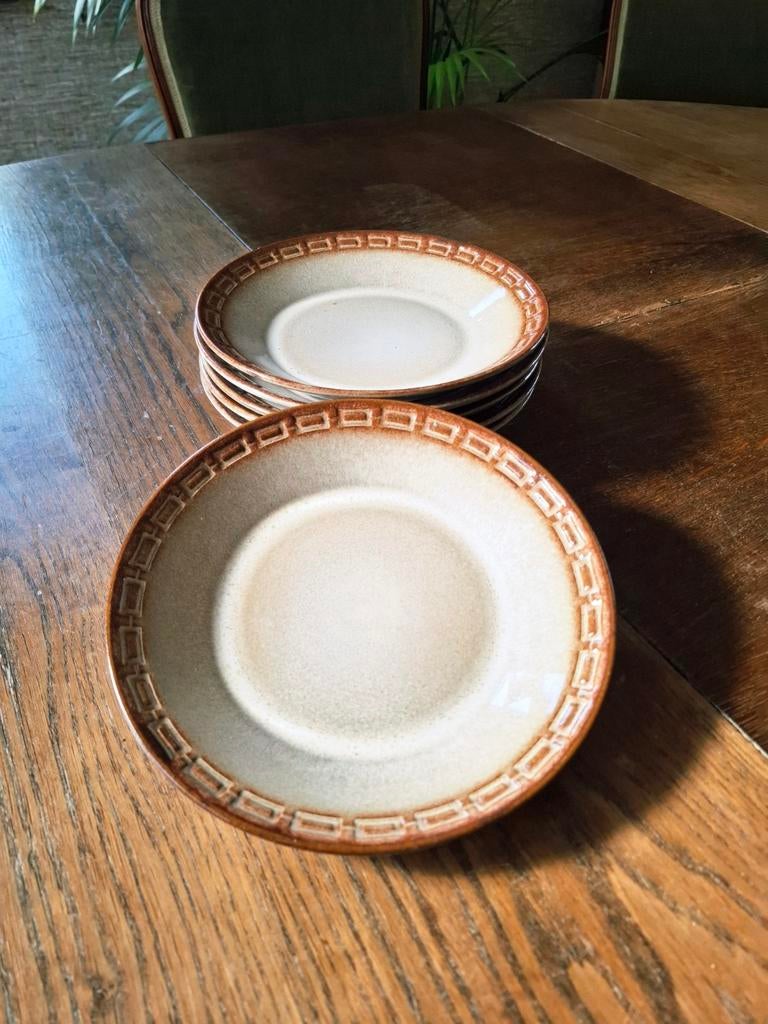 Vintage soepborden West-Germany - set van 6, Antiek en Kunst, Ophalen of Verzenden