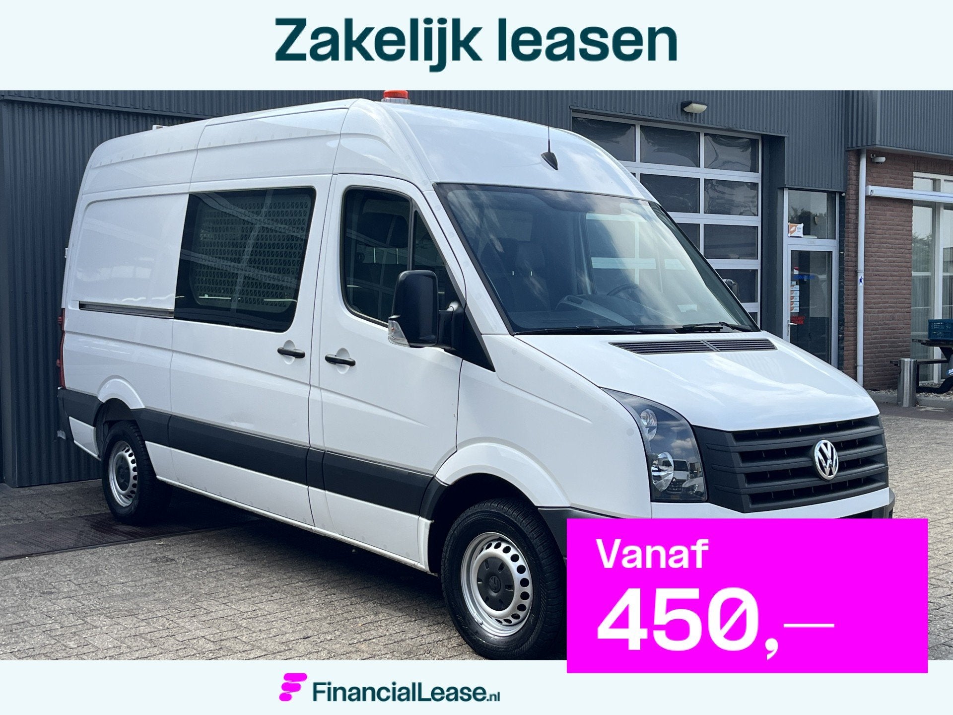Volkswagen Crafter 2.0 TDI L2H2 Kast Inrichting Trekhaak 350, Gebruikt, 4 cilinders, Volkswagen, Wit