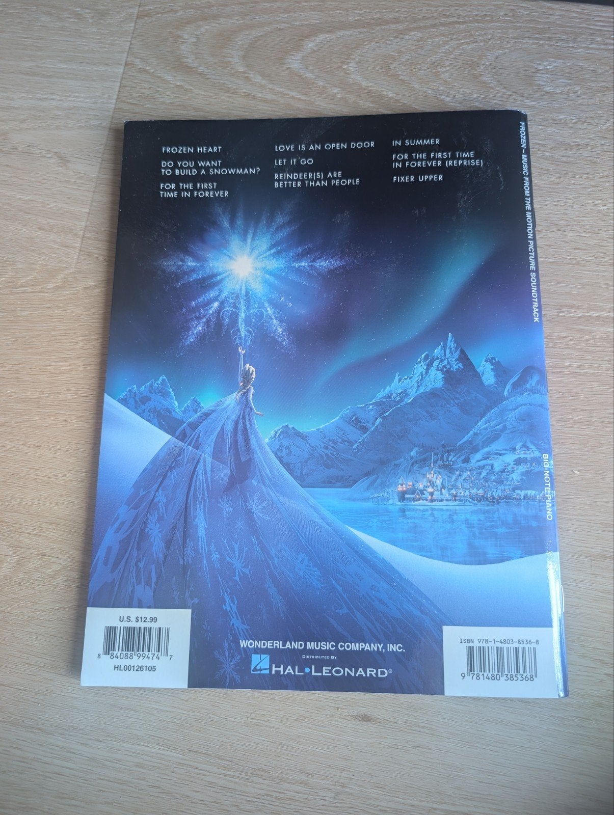 Frozen pianoboek - Muziek uit de Disney film, Filmmuziek en Soundtracks, Ophalen of Verzenden, Zo goed als nieuw, Keyboard