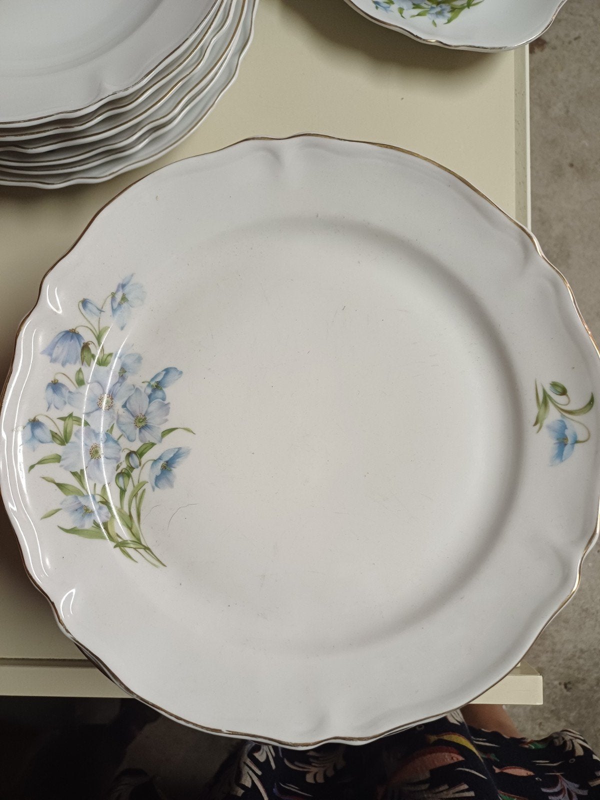 Compleet servies van Egyptisch porcelein, merk Limoge., Antiek en Kunst, Antiek | Servies compleet, Ophalen