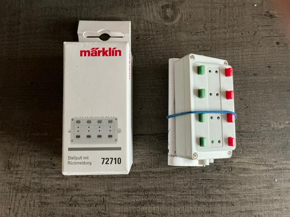 Märklin schakelpunt met terugmelding 72710 (2 stuks), Ophalen, Wisselstroom, Overige typen, Zo goed als nieuw