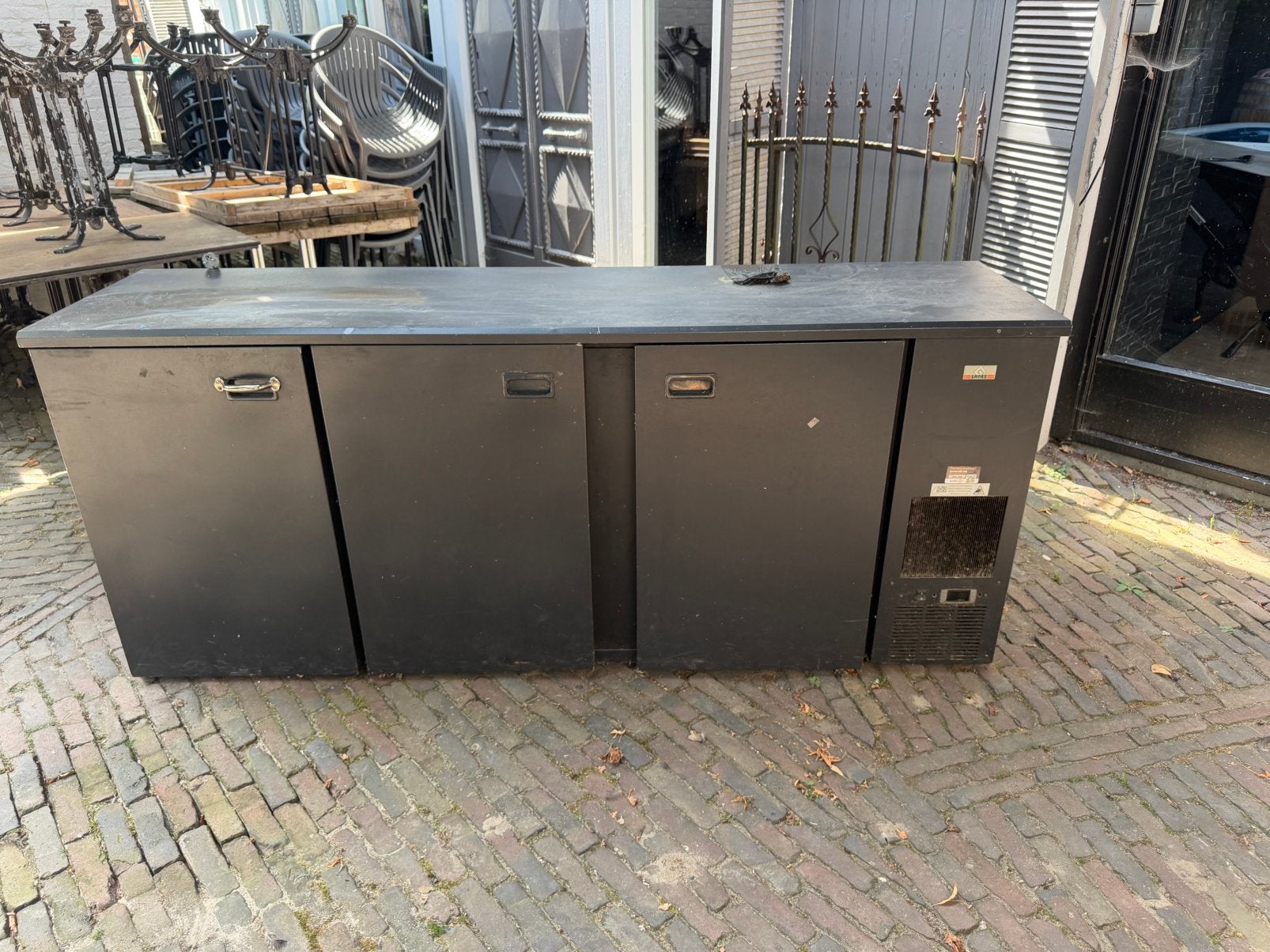 Gamko koeling 3-deurs, Ophalen, Zonder vriesvak, Minder dan 85 cm, 200 liter of meer