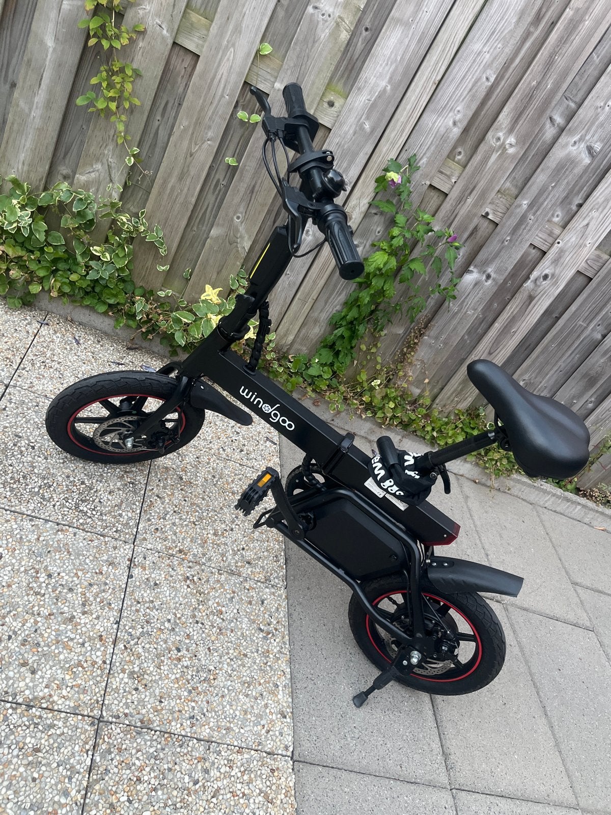 Winsgoo opvouwbare elektrische fiets, Zo goed als nieuw, Minder dan 47 cm, 30 tot 50 km per accu, Ophalen