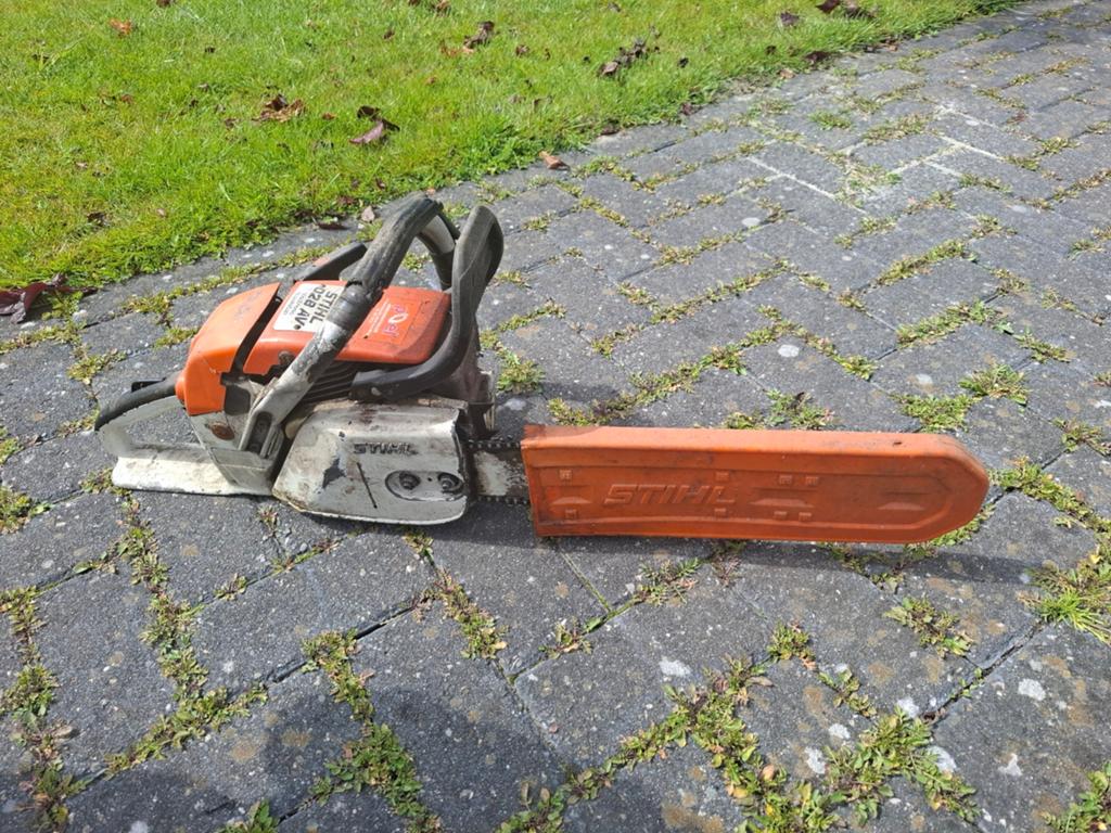 Stihl 028 AV Kettingzaag, Tuin en Terras, Handzagen, Ophalen, Gebruikt, Boomzaag, Stihl