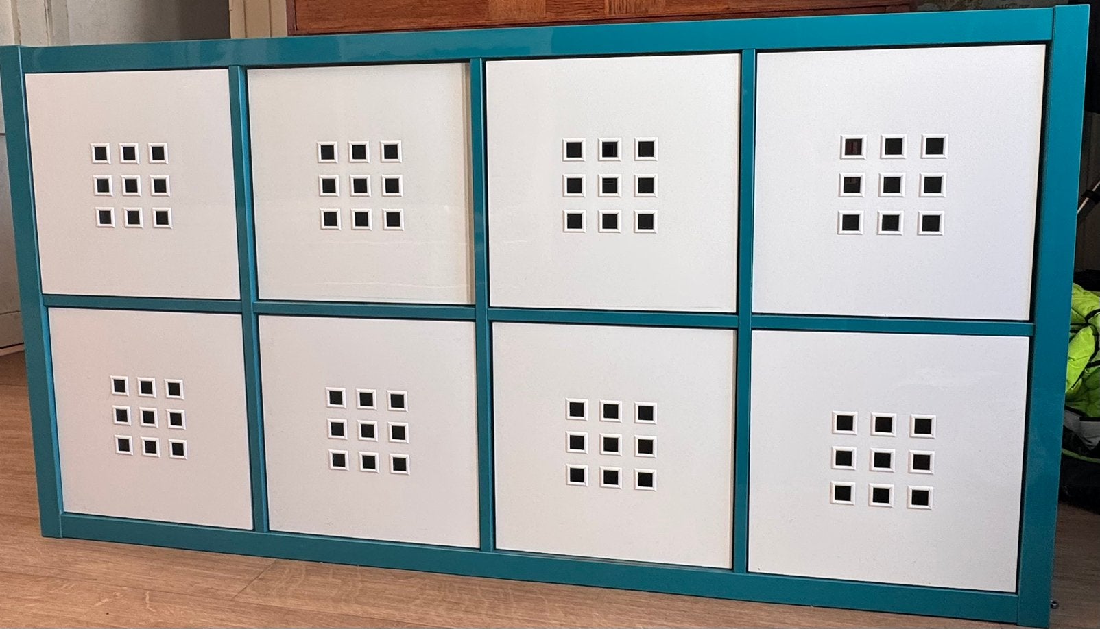 Turquoise Kallax kast IKEA, Ophalen, Zo goed als nieuw