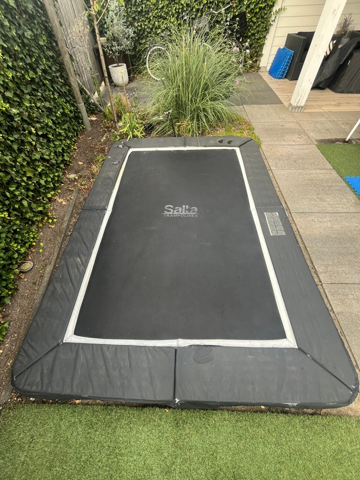 Gratis trampoline met rand, Ophalen, Gebruikt
