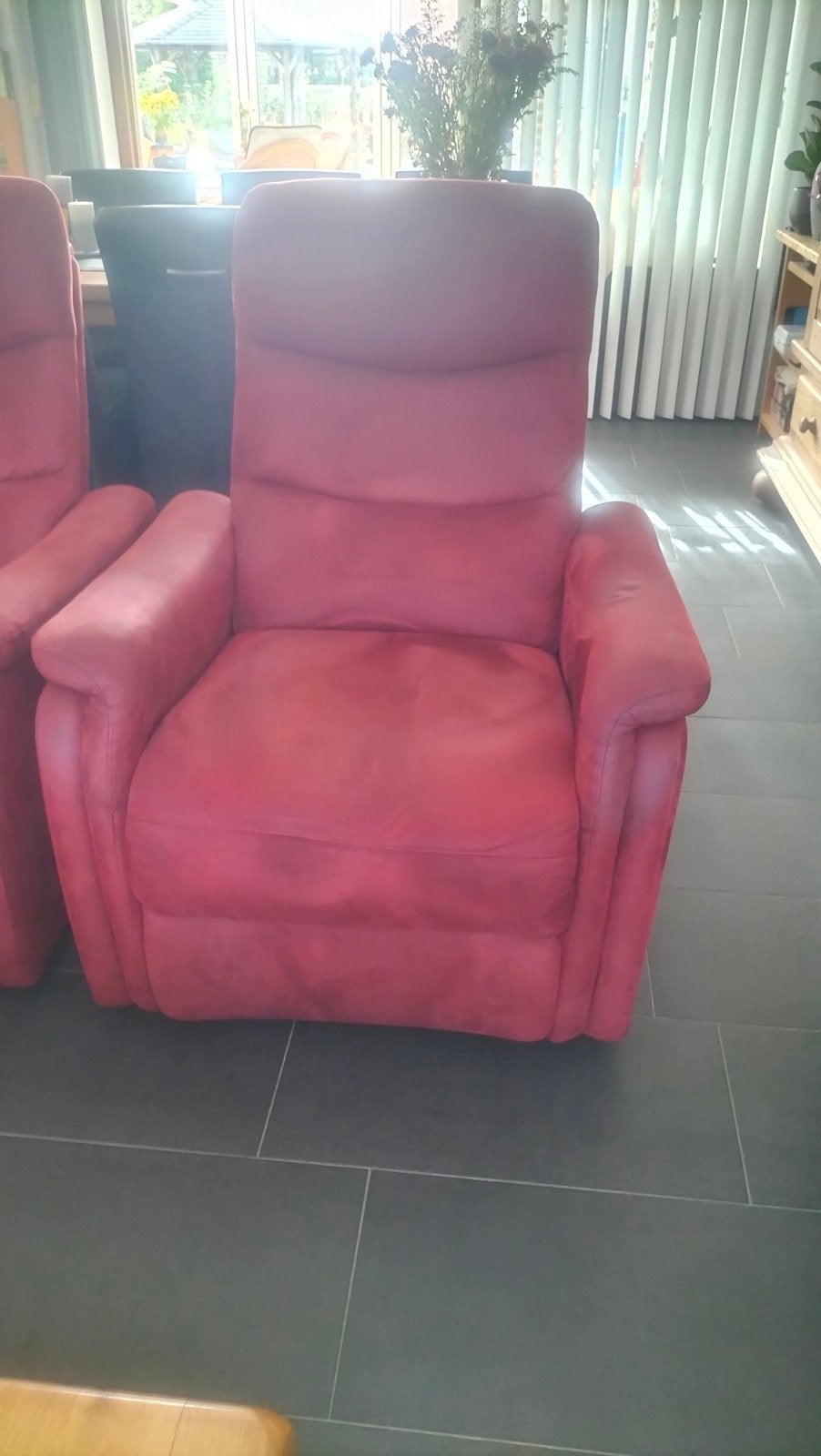 2 relex fauteuils, Huis en Inrichting, Ophalen, 75 tot 100 cm, Stof
