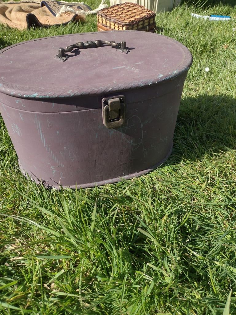 Paars houten koffertje, Dieren en Toebehoren, Ophalen of Verzenden, Gebruikt, Overige soorten
