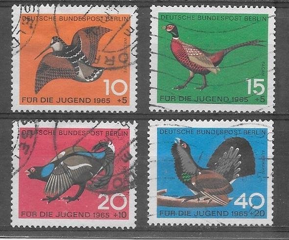 Duitsland - Berlijn 1965  Vogels, Verzenden, BRD, Gestempeld