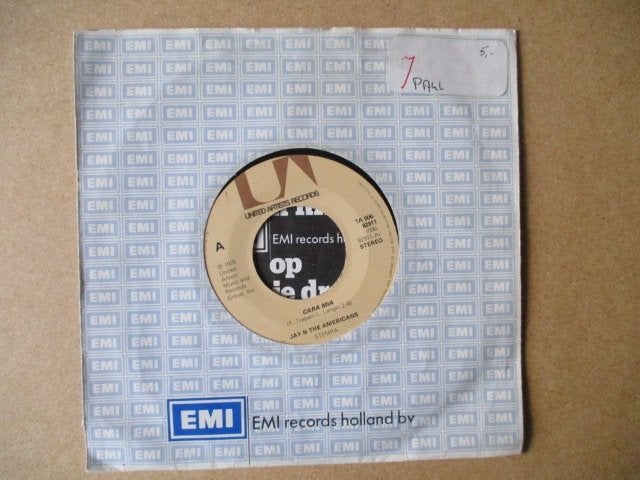 s2794 jay and the americans - cara mia, Ophalen, Gebruikt, 7 inch, Overige genres