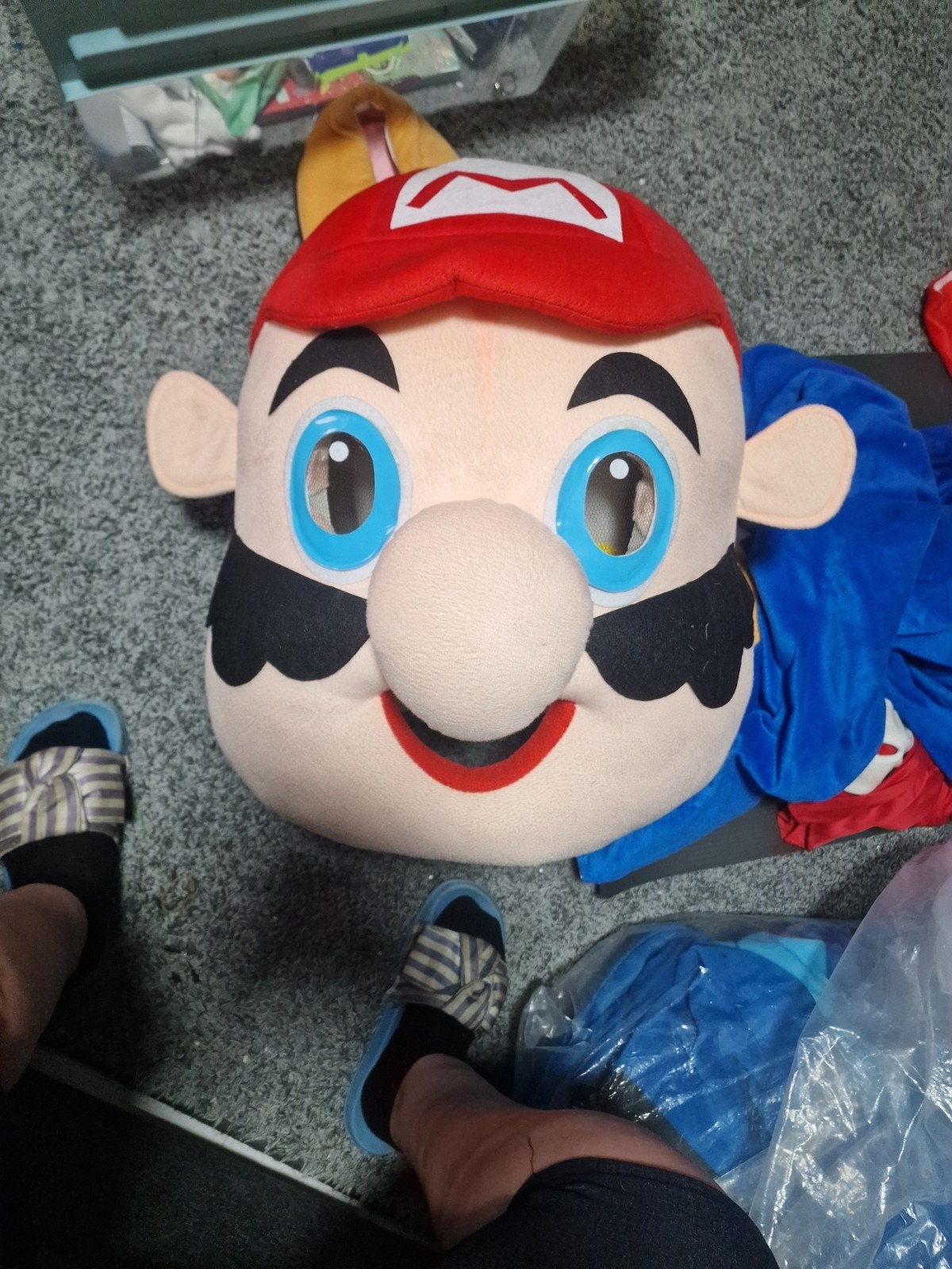 Mario Mascotte Kostuum - Compleet Pak, Ophalen of Verzenden, Gebruikt, Pak of Jurk