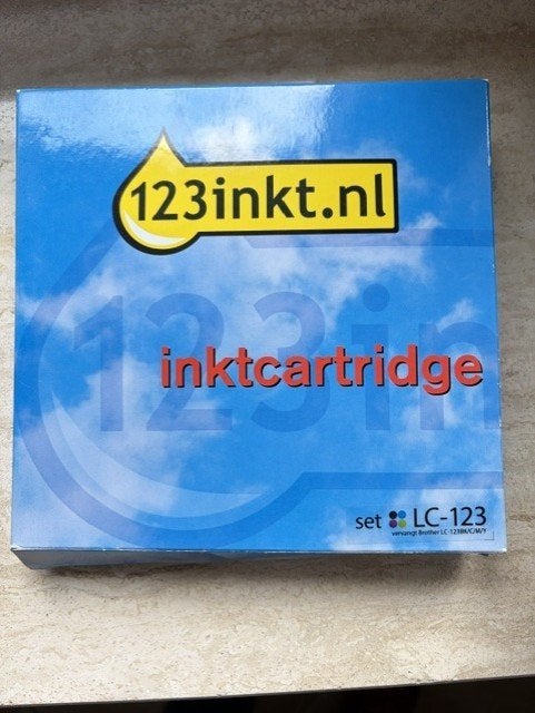Te Koop : set Brother LC-123 inktcartridges, Ophalen of Verzenden, Nieuw, Cartridge, 123inkt.nl