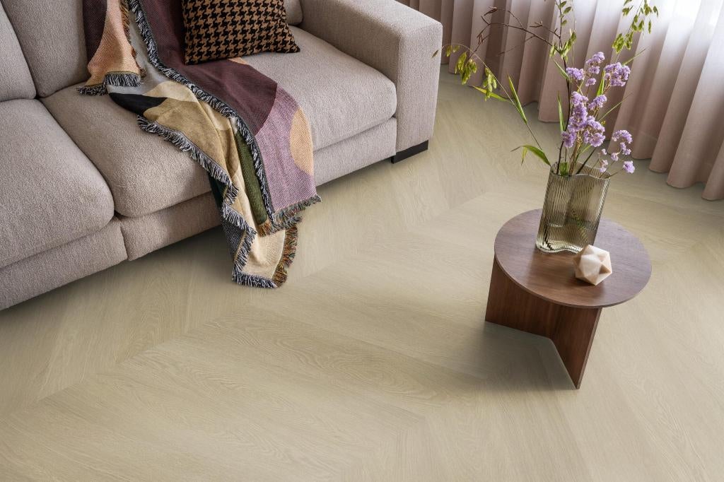 Ambiant PVC vloer – tijdelijke partij scherpe prijs, 75 m² of meer, Nieuw, Ophalen of Verzenden, Crème