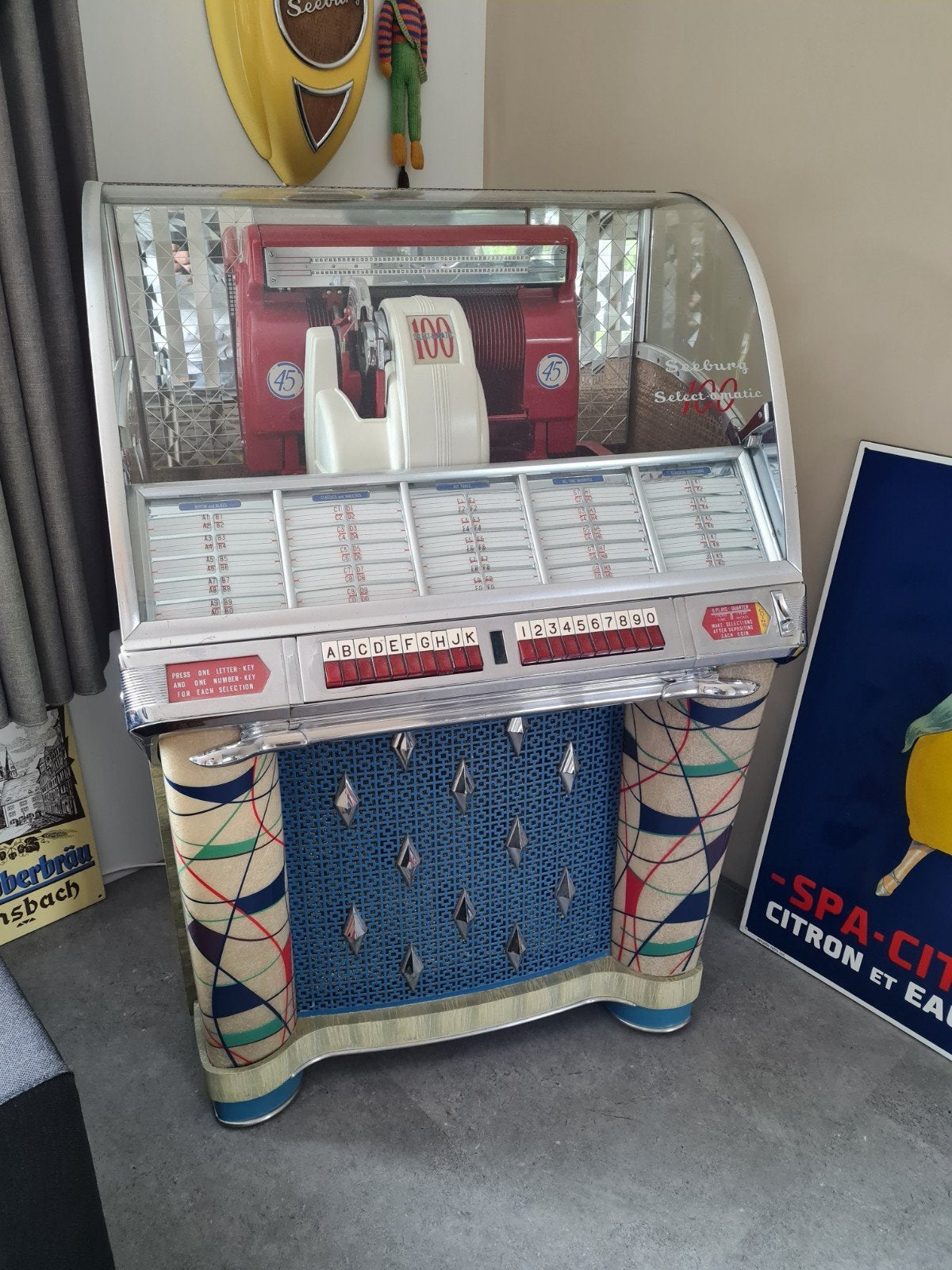 Jukebox seeburg gerestaureerd, Ophalen of Verzenden, Zo goed als nieuw, 1950 tot 1960, Seeburg