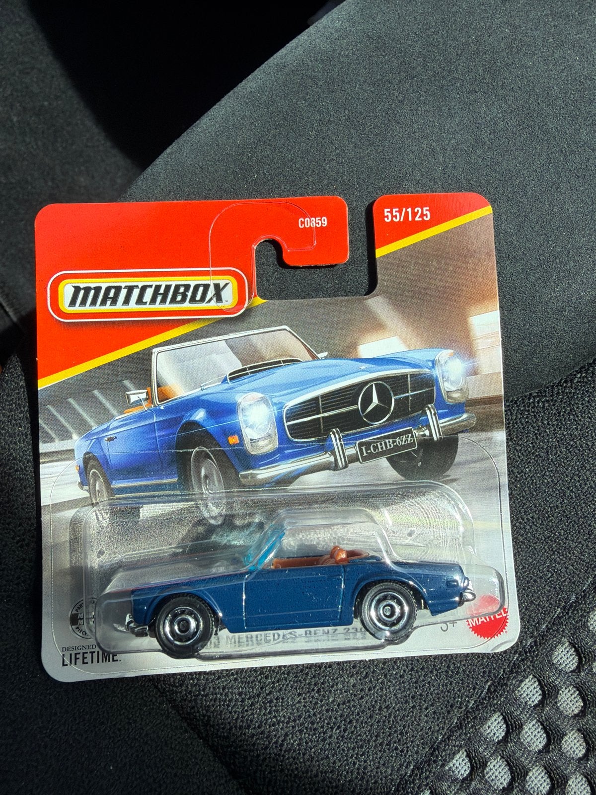 Matchbox Mercedes-Benz 230 SL (W113) Blauw - Nieuw, Ophalen of Verzenden, Nieuw