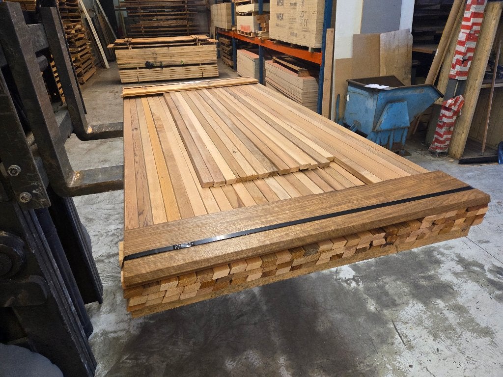 7 m² Red Cedar Latten – Rhombusprofiel - nr: RC220, Ophalen, Nieuw, 180 tot 250 cm, Planken