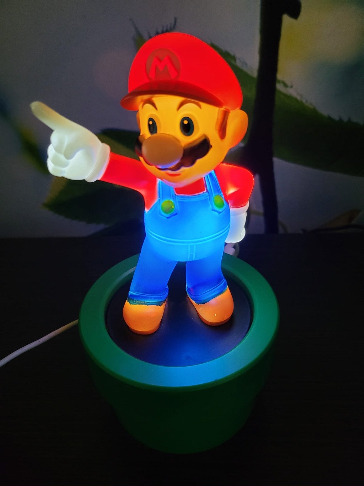 Super Mario Bros. Pijp Nachtlamp - Nintendo Gaming Lamp, Ophalen of Verzenden, Gebruikt