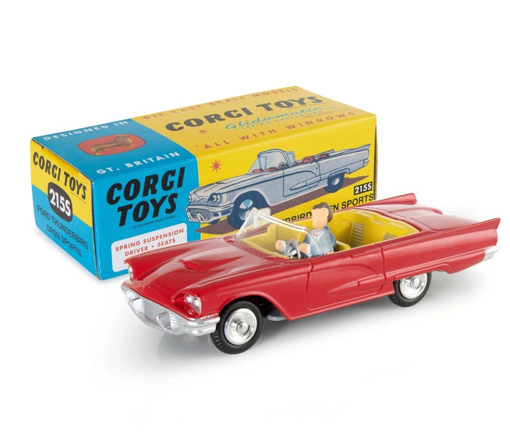 Ford Thunderbird Open Sports Car Corgi - NEW 1/48 ref. 215S