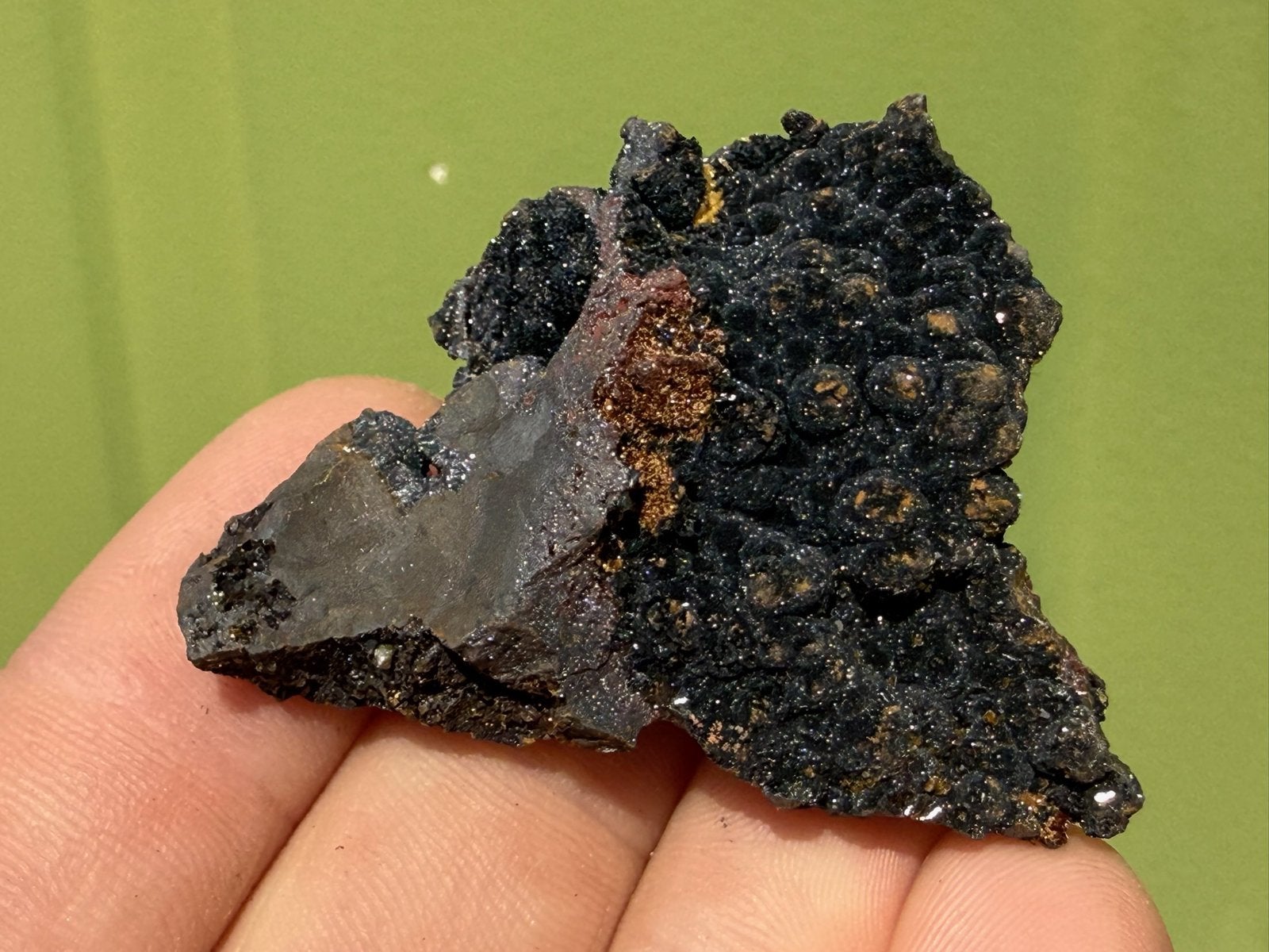 Fulloniet - Goethiet - Mesabiet - bruine Hematiet mineralen, Ophalen of Verzenden, Mineraal