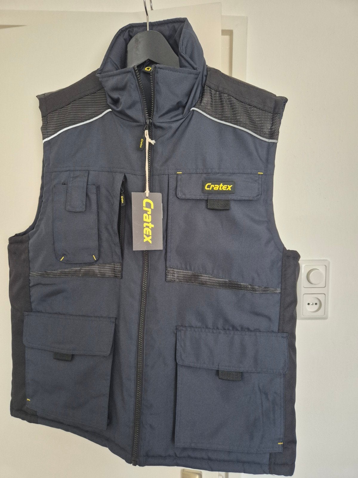 Cratex bodywarmer maat M, Zo goed als nieuw, Maat 48/50 (M), Blauw, Cratex