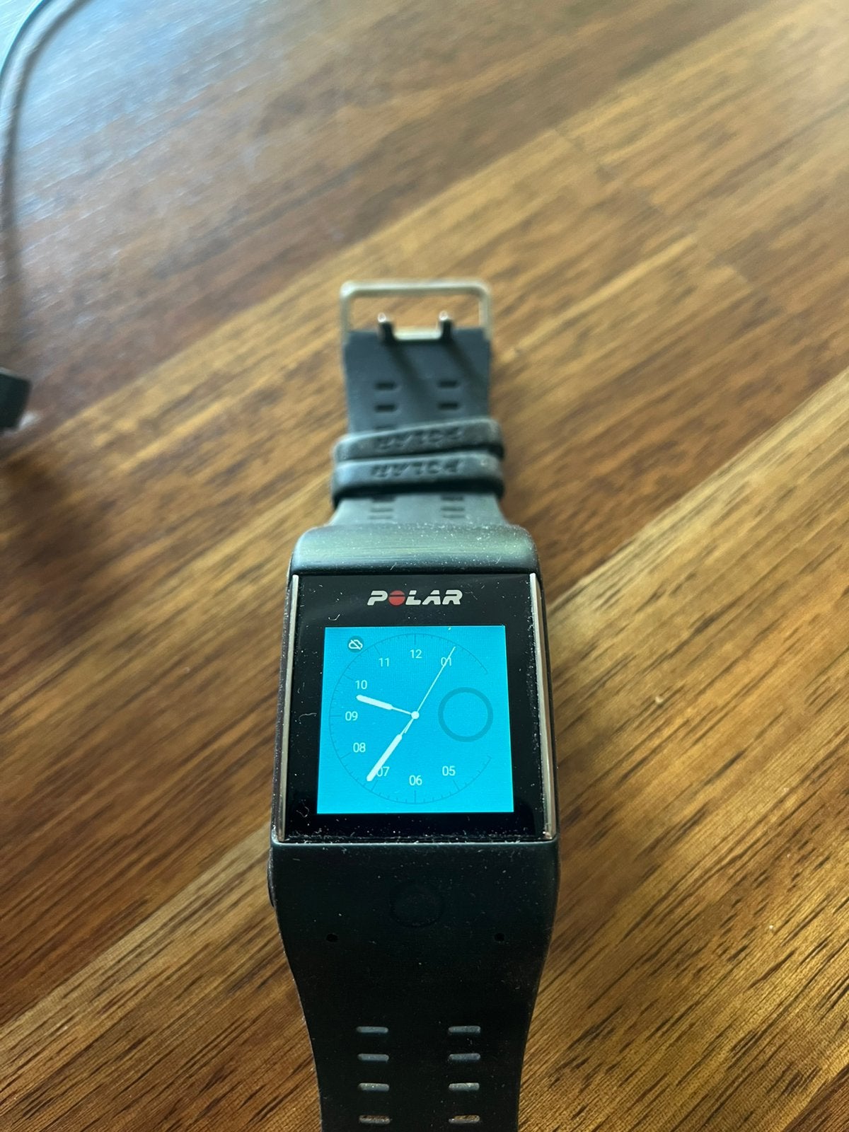Polar M600 in nieuwstaat, Zwart, Ophalen of Verzenden, Zo goed als nieuw, Waterdicht