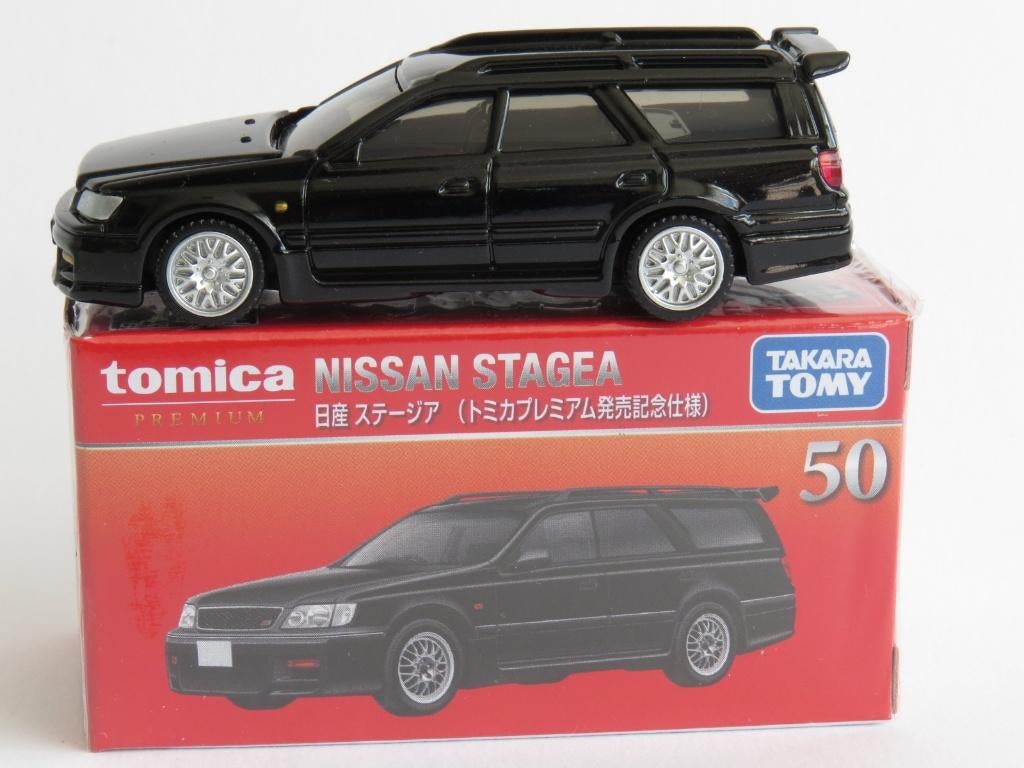 Tomica premium 50 Nissan Stagea (sp) 1/63 3inch tomy, Ophalen of Verzenden, Nieuw, Auto