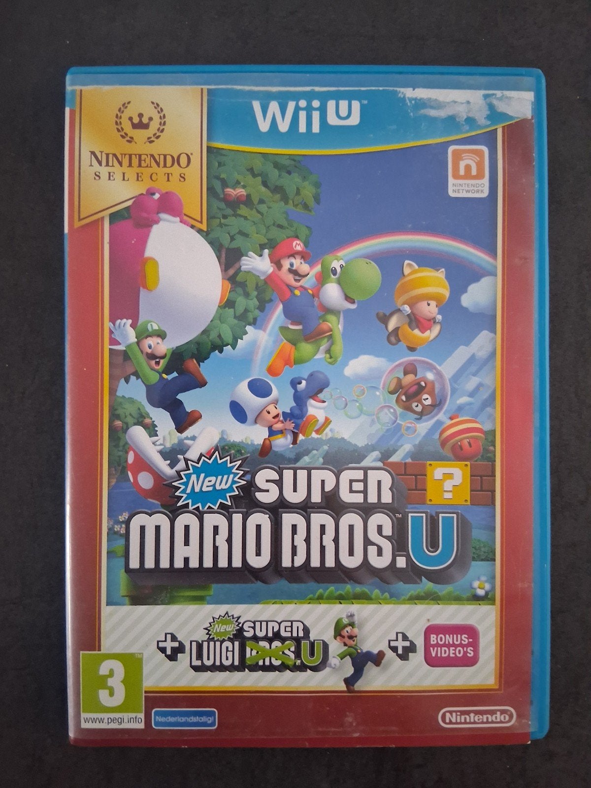 New Super Mario Bros. U + New Super Luigi U Wii U, Eén computer, Ophalen of Verzenden, Zo goed als nieuw, Platform