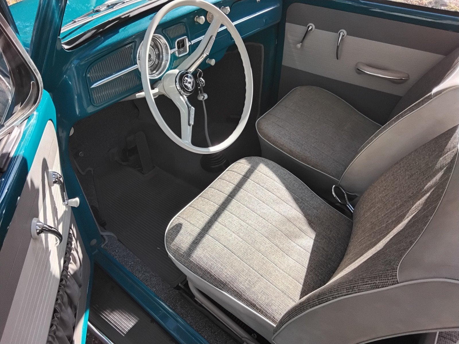 Volkswagen Kever 1965 Blauw perfect gerestaureerd oldtimer, foto 7