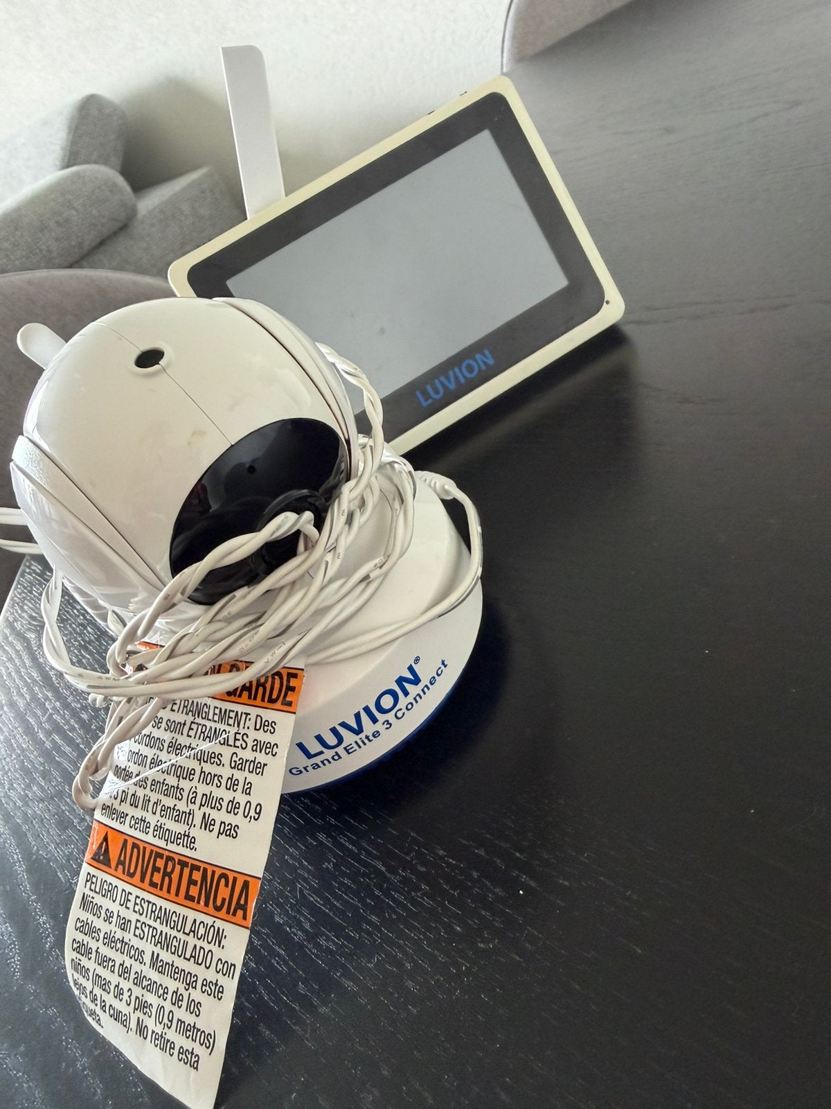 Luvion Grand Elite 3 Connect Babyfoon met camera en wifi, Ophalen of Verzenden, Gebruikt, 250 meter of meer, Camera