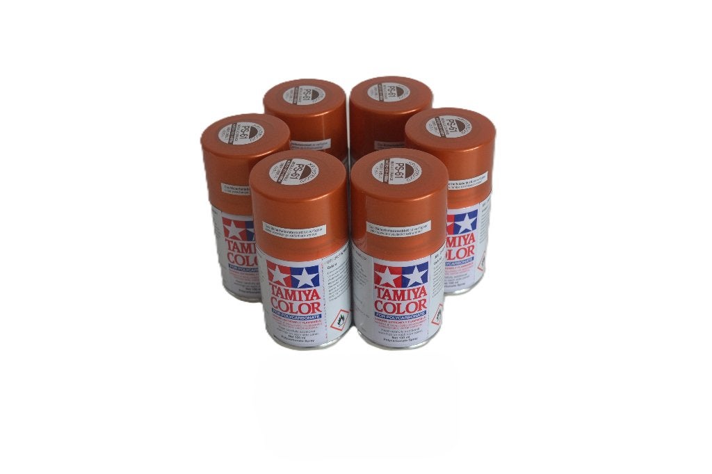 Tamiya PS-61 Metallic Orange 100ml Spray, Ophalen of Verzenden, Nieuw, Auto onroad