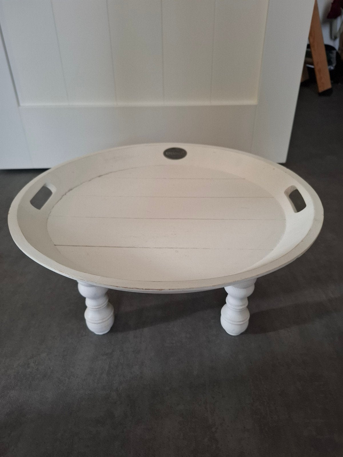 Dienblad op pootjes, Ophalen, Gebruikt, Hout