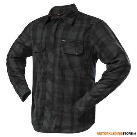 Motoholic Finn Motorshirt, Zwart-Grijs, Ophalen of Verzenden, Nieuw met kaartje