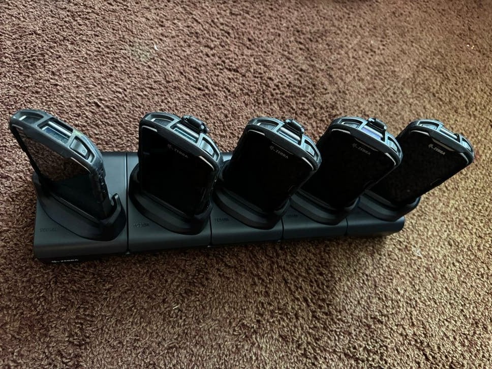 5x Zebra TC51 Scanners met nieuw Oplaadstation, Computers en Software, Ophalen of Verzenden, Gebruikt
