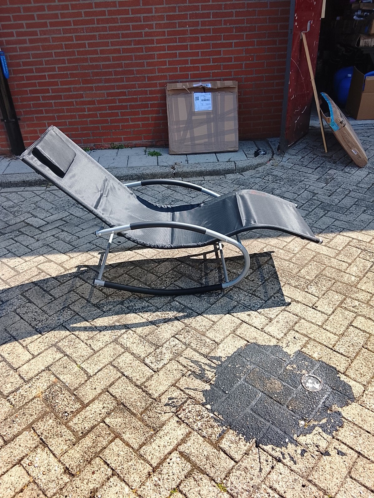 Tillvex Zonnestoel Ligstoel - Nieuw, Tuin en Terras, Ophalen of Verzenden, Tillvex, ., .