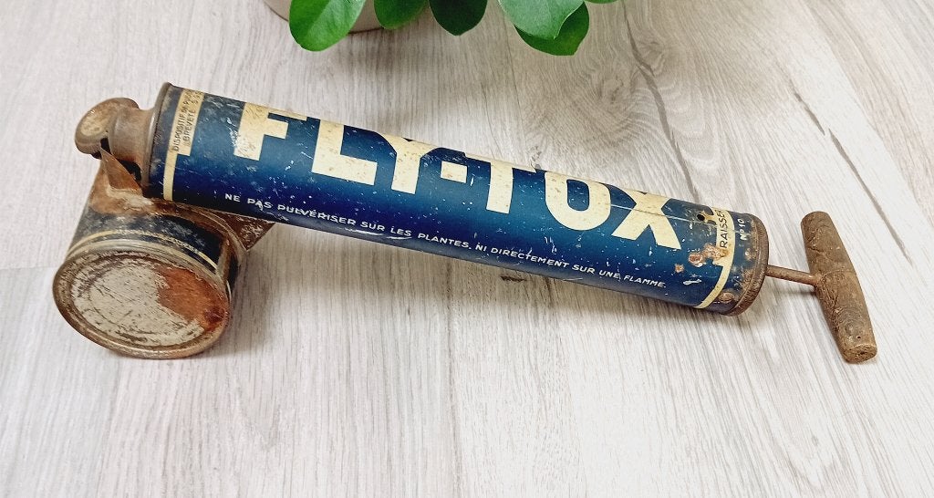 vintage fly-tox insecticide sproeier, Verzenden