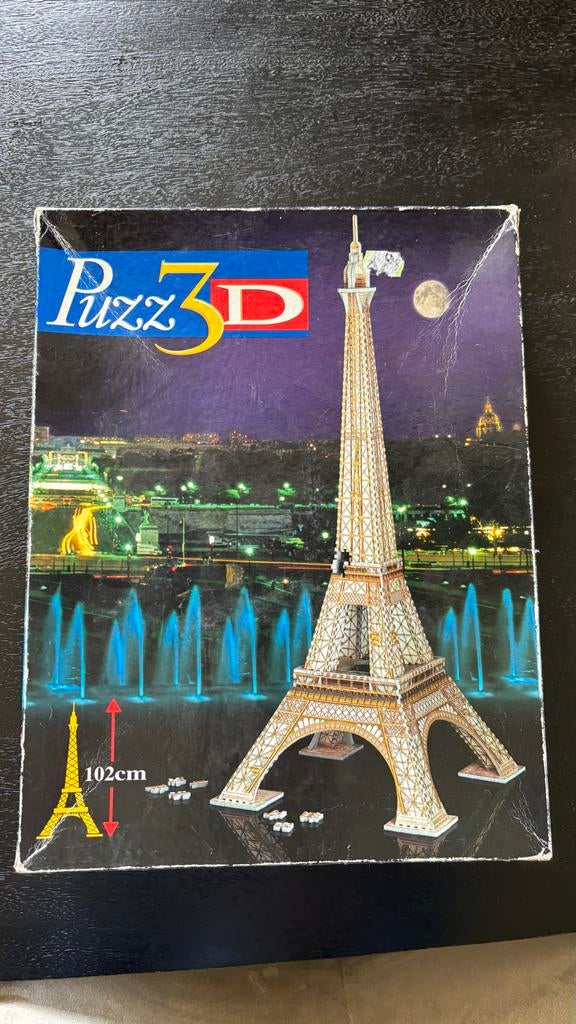 Puzz 3D Eiffeltoren - puzzel, Ophalen of Verzenden, Meer dan 50 stukjes, Nieuw, 6 jaar of ouder