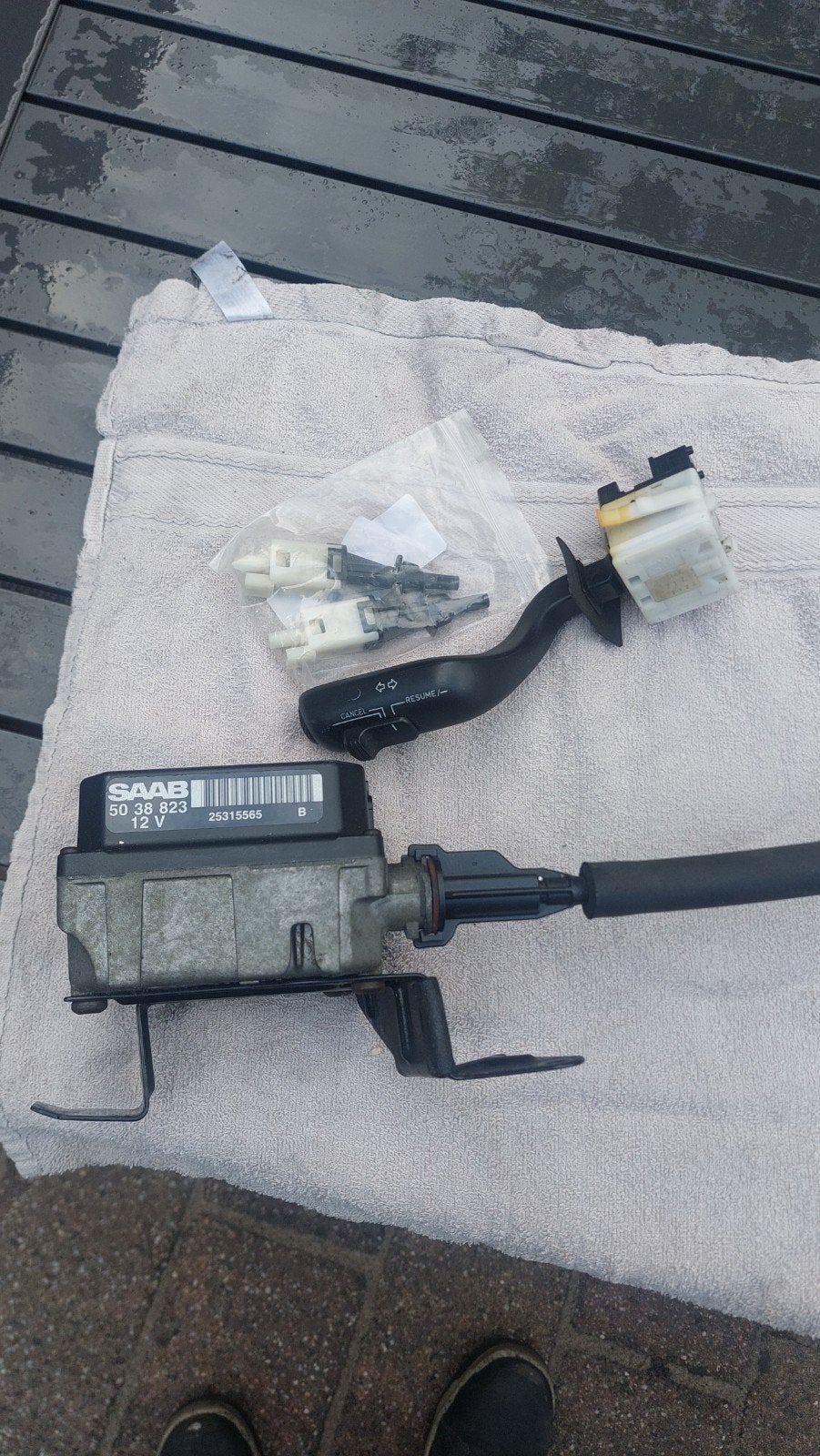 Saab Cruise Control Module en Hendel, Auto-onderdelen, Ophalen of Verzenden, Gebruikt, Saab