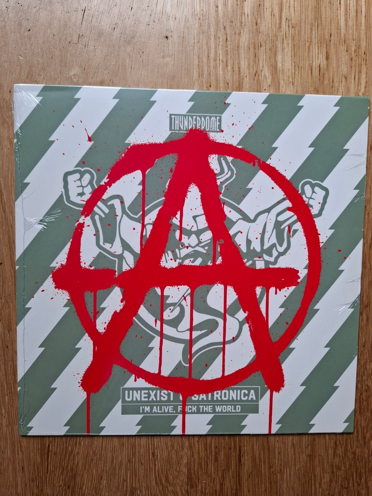 Thunderdome Unexist Satronica. I'm Alive, Fuck the World., Cd's en Dvd's, Vinyl | Dance en House, Ophalen of Verzenden, Nieuw in verpakking