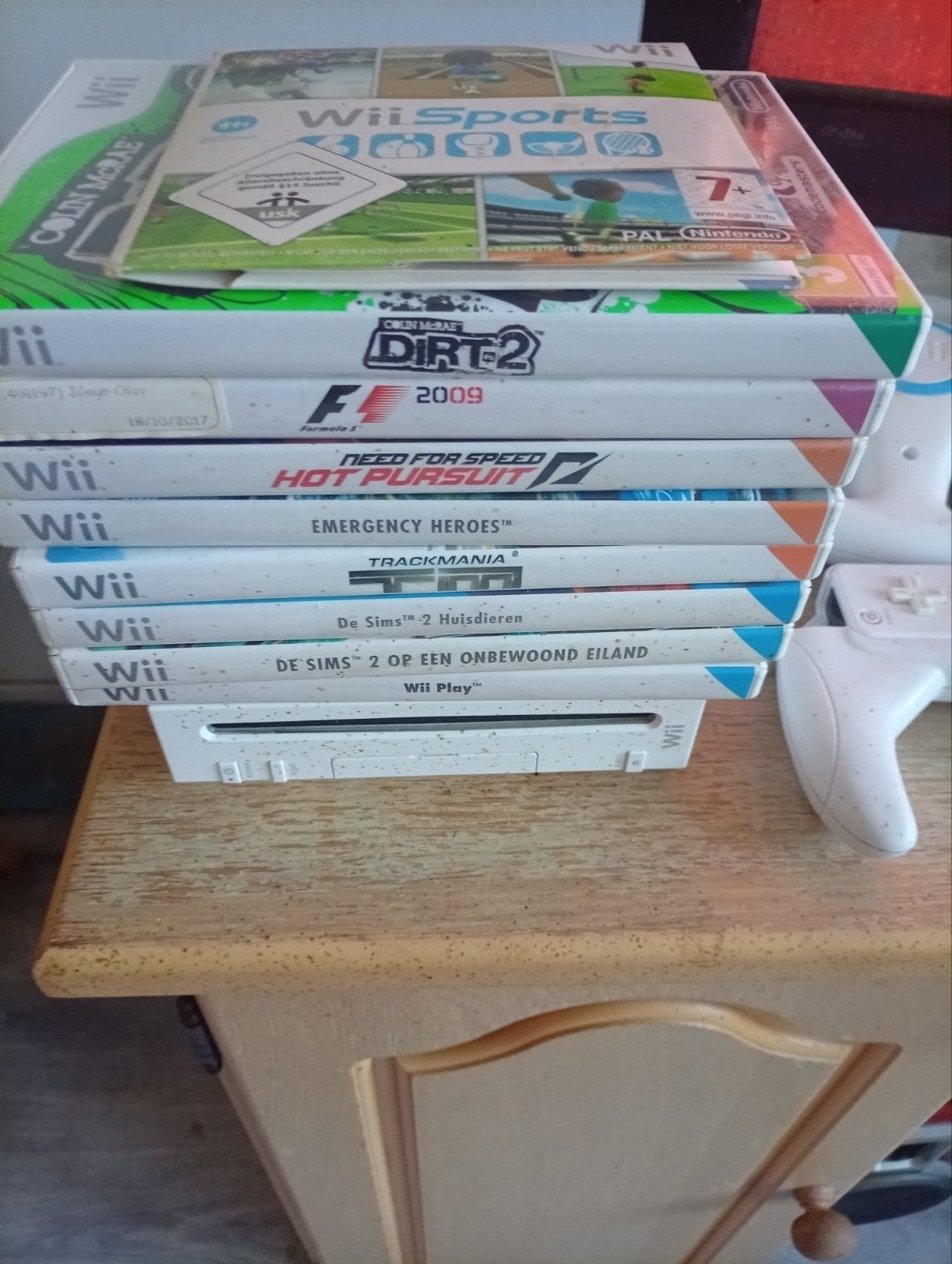 te koop Nintendo Wii met spellen en controler, Spelcomputers en Games, Ophalen, Met 1 controller, Met games