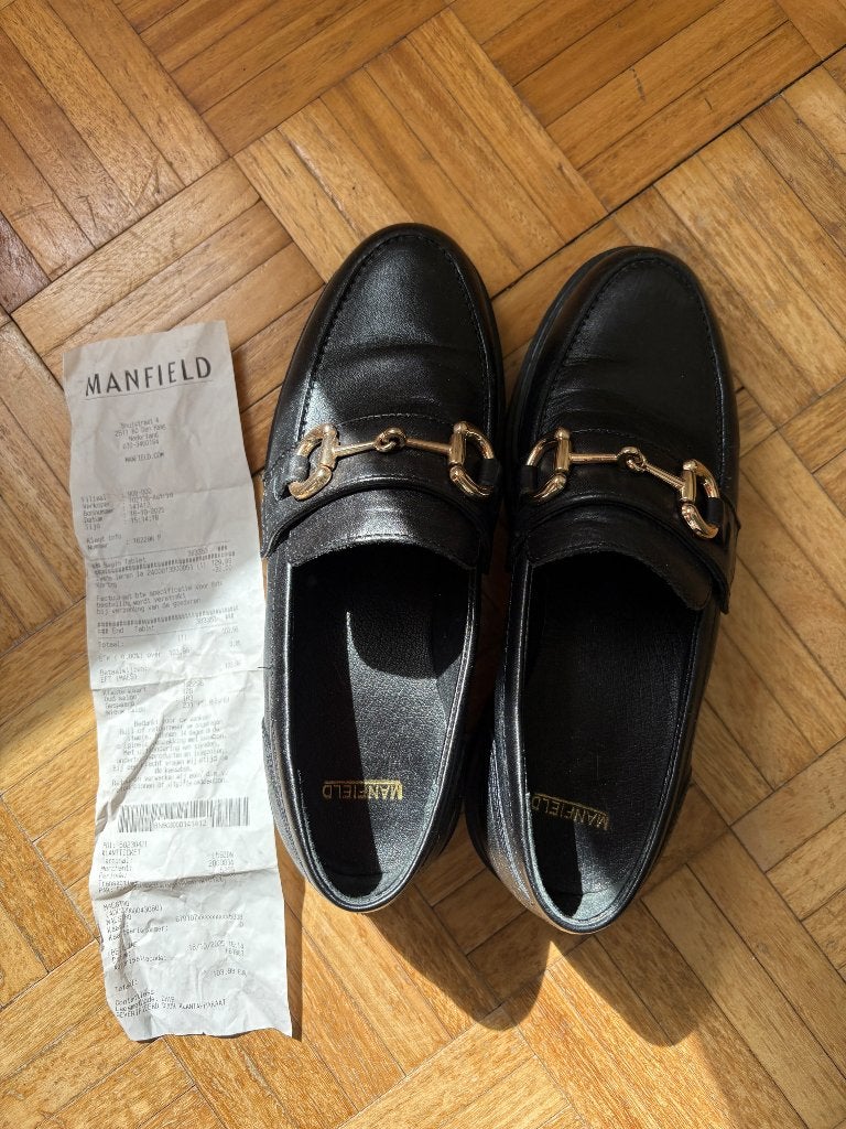 College schoenen, Kleding | Dames, Schoenen met lage hakken, Zwart, Nieuw, Ophalen of Verzenden