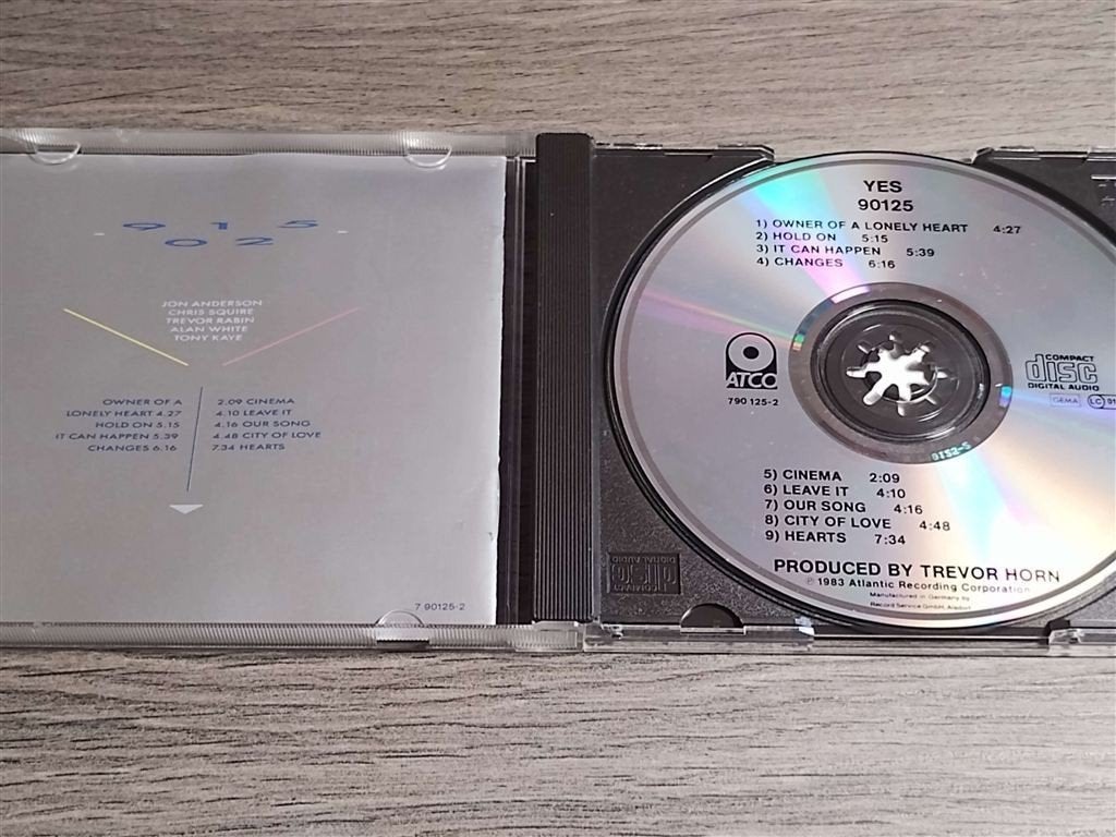 Yes - 90125, Cd's en Dvd's, Ophalen of Verzenden, Zo goed als nieuw, Poprock