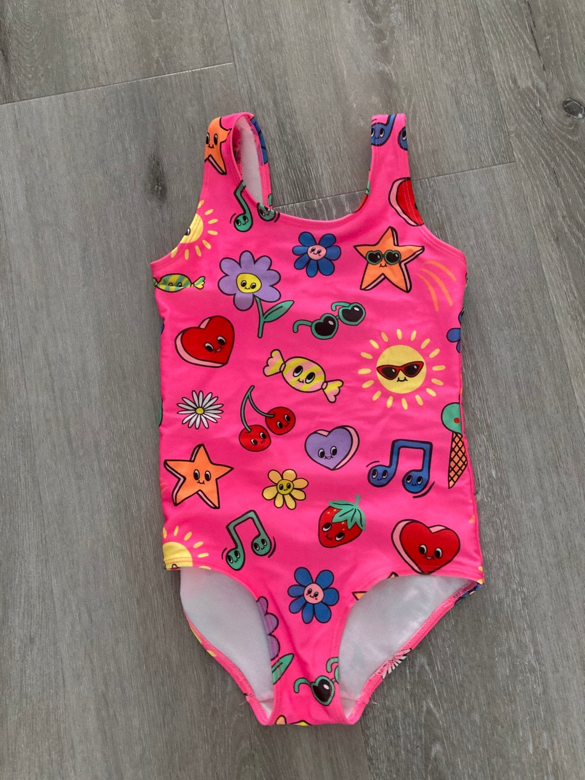 Badpak H&M maat 122, Gebruikt, Meisje, Badpak, Overige maten