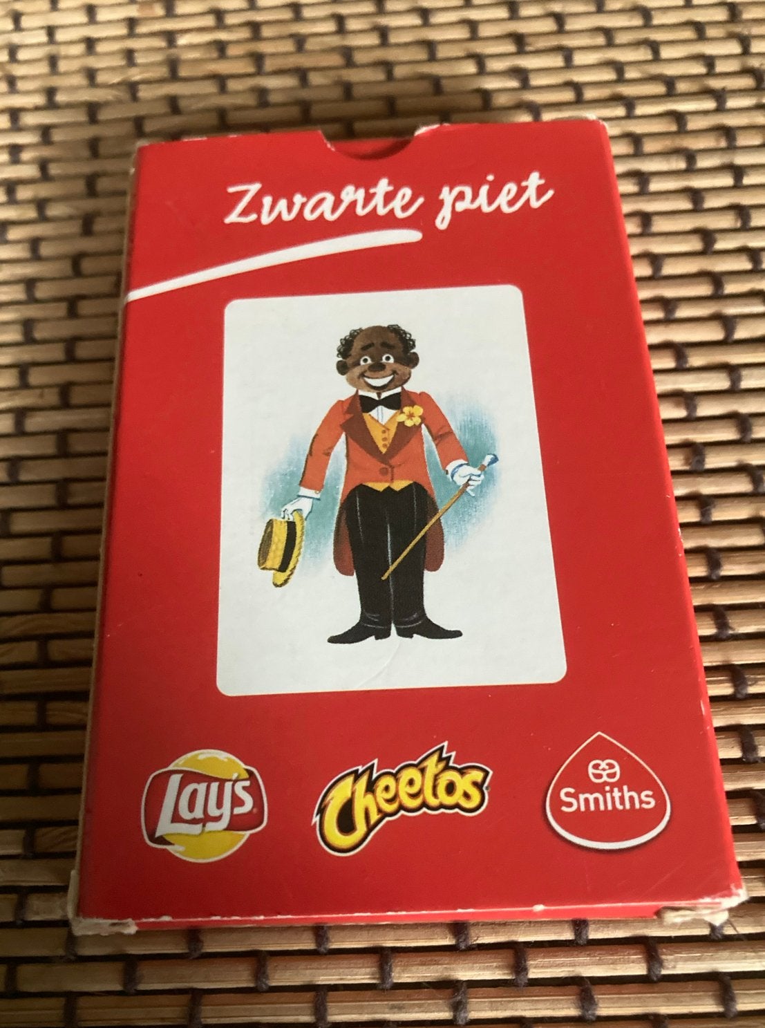 Vintage Zwarte Piet kaartspel van Lays Cheetos Smiths, Ophalen of Verzenden, Gebruikt