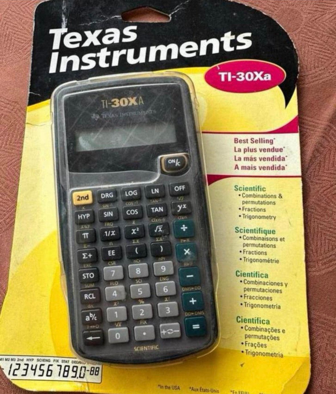Nieuwe Texas instrument reken machine de TI-30Xa, Ophalen of Verzenden, Grafische rekenmachine, Nieuw