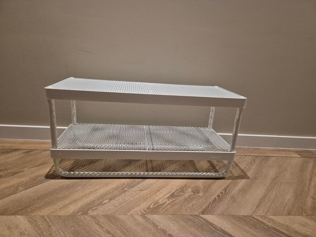 IKEA kapstok/schoenen rek, wit, goede staat, Ophalen, Gebruikt