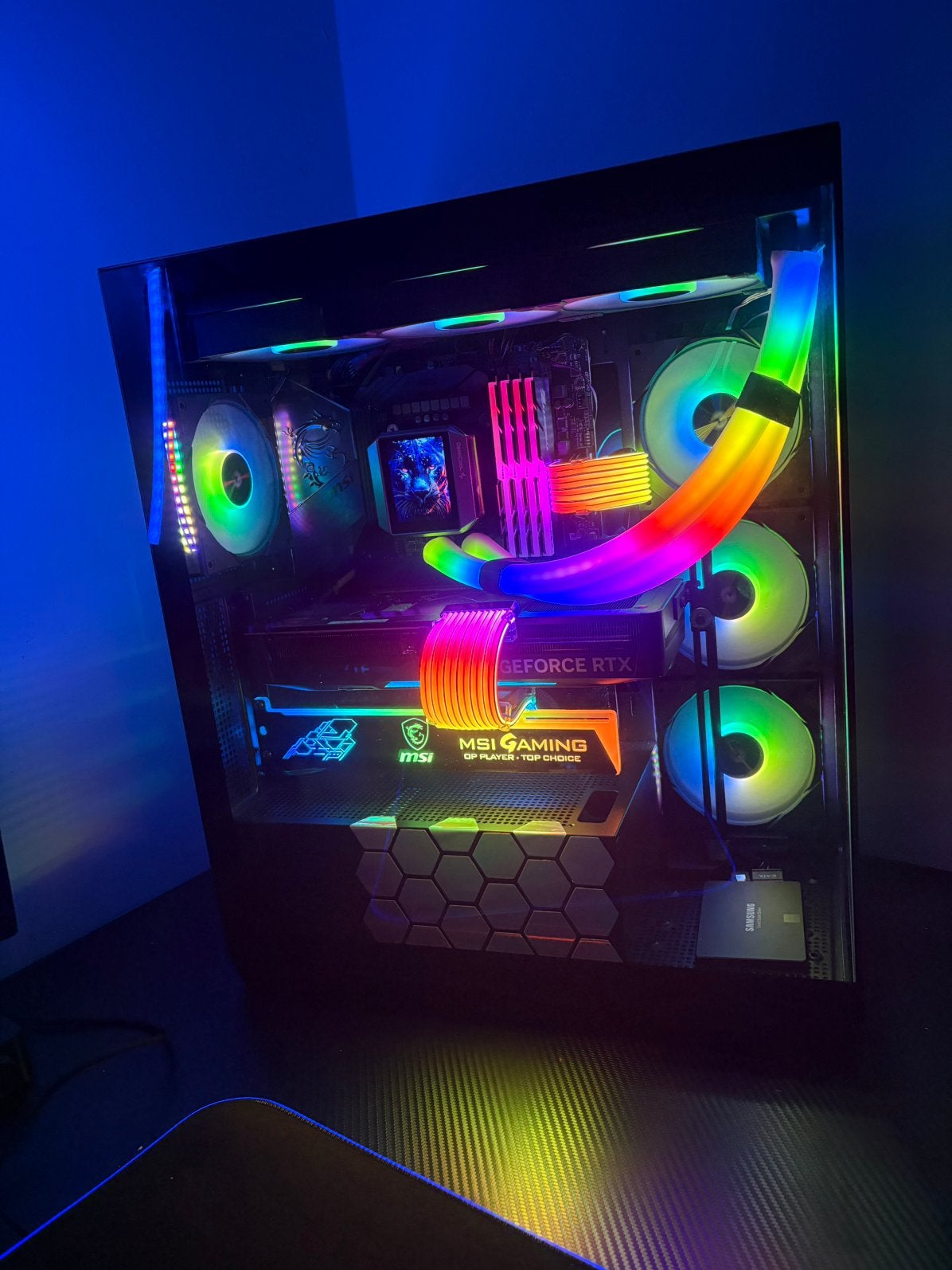 Complete Game pc + accessoires  i9-10850k / rtx 5070ti 16gb, Computers en Software, Ophalen, Zo goed als nieuw, 4 Ghz of meer